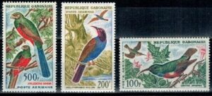 PTAKI GABON MI.187-189**