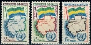 ONZ GABON MI.157-159**