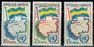 ONZ GABON MI.157-159**