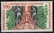 KONGRES LEŚNIKÓW GABON MI.155**
