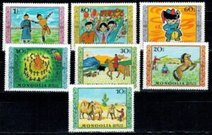 DZIEŃ DZIECKA MONGOLIA MI.998-1004**