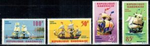 MARYNISTYKA GABON MI.217-220**