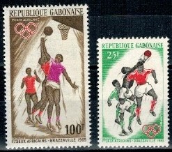 OLIMPIADA LETNIA GABON MI.225-226**