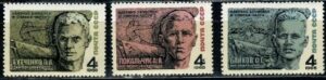 SŁAWNI LUDZIE ZSRR MI.3455-3457**