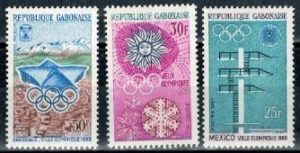 OLIMPIADA ZIMOWA GABON MI.270-272**