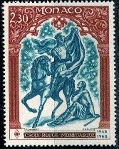 CZERWONY KRZYŻ MONAKO MI.889**