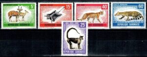 ZWIERZĘTA GABON MI.398-402**