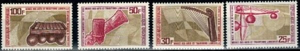 SZTUKA GABON MI.333-336**