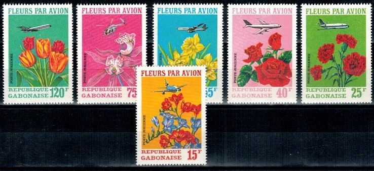 KWIATY GABON MI.425-430**