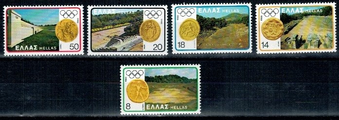 IGRZYSKA OLIMPIJSKIE GRECJA MI.1421-1425**