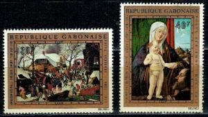 MALARSTWO GABON MI.487-488**