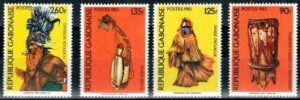 RZEŹBY GABON MI.876-879**