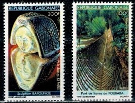 SZTUKA GABON MI.822-823**