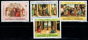 BOŻE NARODZENIE ANTIGUA I BARBUDA MI.695-698**