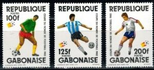 MUNDIAL GABON MI.825-827**