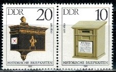 SKRZYNKI POCZTOWE DDR MI.WZd619**