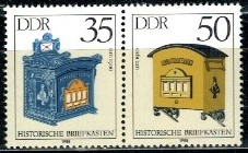 SKRZYNKI POCZTOWE DDR MI.WZd621**