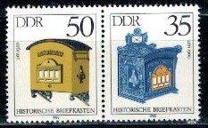 SKRZYNKI POCZTOWE DDR MI.WZd623**