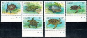 ŻÓŁWIE BELIZE MI.1044-1049**