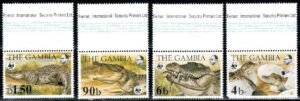 KROKODYLE GAMBIA MI.517-520**
