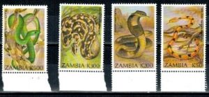 WĘŻE ZAMBIA MI.641-644**