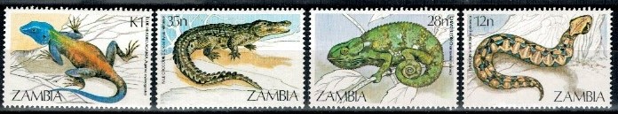 GADY I PŁAZY ZAMBIA MI.318-321**