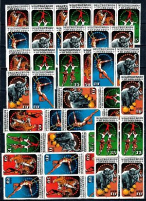 FESTIWAL CYRKOWY DDR MI.WZd645-652** SZd292-299**