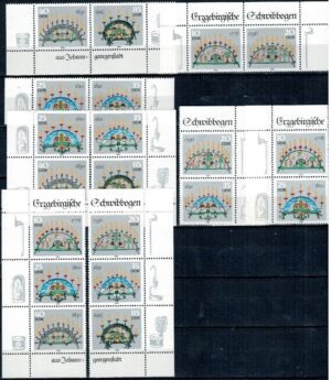 ŚWIECZNIKI DDR MI.WZd696-698** SZd326-331**