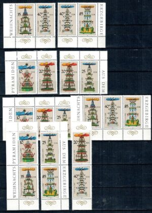 BOŻE NARODZENIE DDR MI.WZd727-732** SZd348-350**