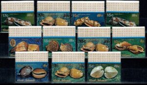 MUSZLE WYSPY COOKA MI.566-576**