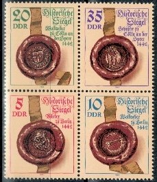 ROCZNICA DDR MI.2884-2887** KOMBINACJA