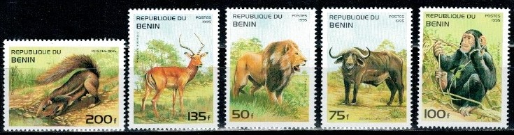 ZWIERZĘTA BENIN MI.691-695**