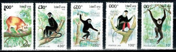 MAŁPY LAOS MI.1337-1341**
