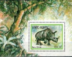 NOSOROŻEC WIETNAM MI.BL.66**