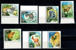 ZWIERZĘTA KAMBODŻA MI.613-619**