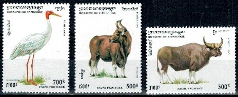 ZWIERZĘTA KAMBODŻA MI.1511-1513**