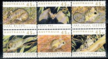 ZWIERZĘTA AUSTRALIA MI.1273-1278**