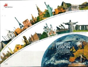 SIEDEM CUDÓW ŚWIATA PORTUGALIA MI.BL.258**