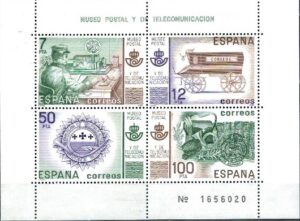 POCZTA I TELEKOMUNIKACJA HISZPANIA MI.BL.24**