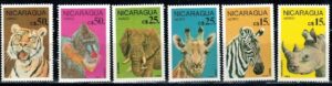 ZWIERZĘTA NIKARAGUA MI.2711-2716**