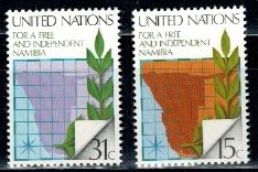 DLA WOLNEJ I NIEZALEŻNEJ NAMBII ONZ NOWY JORK MI.336-337**