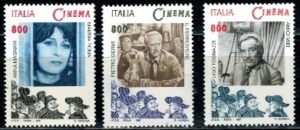 STULECIE KINA WŁOCHY MI.2527-2529**