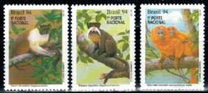 MAŁPY BRAZYLIA MI.2589-2591**