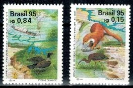 ZWIERZĘTA BRAZYLIA MI.2664-2665**