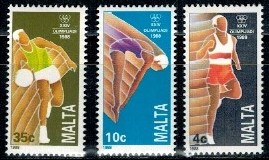 OLIMPIADA LETNIA MALTA MI.803-805**