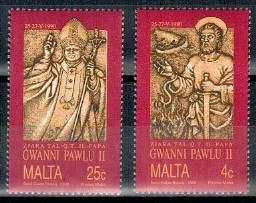 JAN PAWEŁ II MALTA MI.841-842**