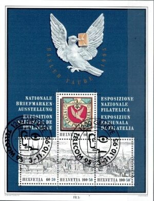 WYSTAWA FILATELISTYCZNA SZWAJCARIA MI.BL.27 KASOWANE