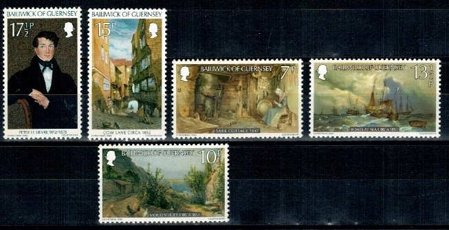 MALARSTWO GUERNSEY MI.213-217**