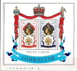 KRÓLOWA ELŻBIETA II GIBRALTAR MI.BL.3**