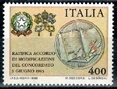 POROZUMIENIE MIĘDZY STOLICĄ APOSTOLSKĄ A REPUBLIKĄ WŁOSKĄ WŁOCHY MI.1944**